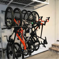 Monkey Bar Steel Wall Mounted Adjustable Multi Use Bike Rack